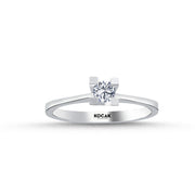 0.20 Karat EF SI Solitaire Diamond Ring