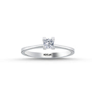 0.15 Karat EF SI Solitaire Diamond Ring