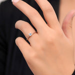 Load image into Gallery viewer, 0.15 Karat EF SI Solitaire Diamond Ring