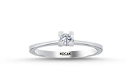 0.09 Karat EF SI Diamond Solitaire Ring