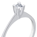 Load image into Gallery viewer, 0.09 Karat EF SI Diamond Solitaire Ring