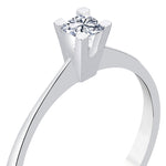 Load image into Gallery viewer, 0.15 Karat EF SI Solitaire Diamond Ring