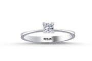 0.15 Karat EF SI Solitaire Diamond Ring