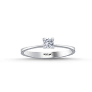 0.15 Karat EF SI Solitaire Diamond Ring