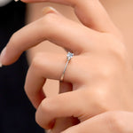 Load image into Gallery viewer, 0.20 Karat EF SI Solitaire Diamond Ring