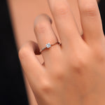 Load image into Gallery viewer, 0.15 Karat EF SI Solitaire Diamond Ring