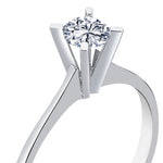 Load image into Gallery viewer, 0.39 Karat EF SI Solitaire Diamond Ring