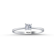 0.20 Karat EF SI Solitaire Diamond Ring