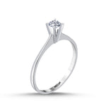 Load image into Gallery viewer, 0.19 Karat EF SI Solitaire Diamond Ring