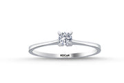 0.15 Karat EF SI Solitaire Diamond Ring