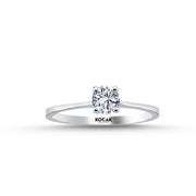 0.40 Karat EF SI Solitaire Diamond Ring