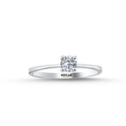 0.30 Karat EF SI Solitaire Diamond Ring