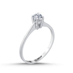 Load image into Gallery viewer, 0.30 Karat EF SI Solitaire Diamond Ring