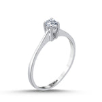 Load image into Gallery viewer, 0.20 Karat EF SI Solitaire Diamond Ring