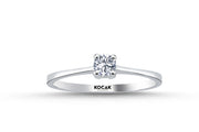 0.20 Karat EF SI Solitaire Diamond Ring