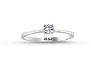 0.15 Karat EF SI Solitaire Diamond Ring