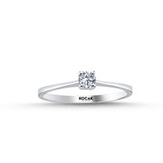 0.15 Karat EF SI Solitaire Diamond Ring