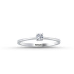 Load image into Gallery viewer, 0.09 Karat EF SI Solitaire Diamond Ring
