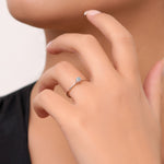 Load image into Gallery viewer, 0.09 Karat EF SI Solitaire Diamond Ring