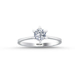 Load image into Gallery viewer, 0.50 Karat EF SI Solitaire Diamond Ring