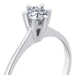 Load image into Gallery viewer, 0.30 Karat EF SI Solitaire Diamond Ring