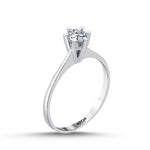 Load image into Gallery viewer, 0.30 Karat EF SI Solitaire Diamond Ring