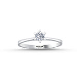 Load image into Gallery viewer, 0.20 Karat EF SI Solitaire Diamond Ring