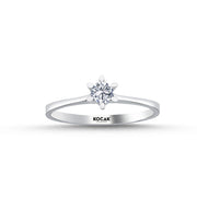 0.20 Karat EF SI Solitaire Diamond Ring