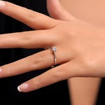Load image into Gallery viewer, 0.15 Karat EF SI Solitaire Diamond Ring