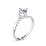Load image into Gallery viewer, 0.50 Karat EF SI Solitaire Diamond Ring