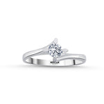 Load image into Gallery viewer, 0.30 Karat EF SI Solitaire Diamond Ring