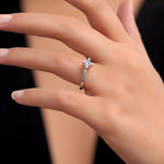 Load image into Gallery viewer, 0.30 Karat EF SI Solitaire Diamond Ring