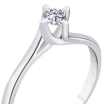 Load image into Gallery viewer, 0.20 Karat EF SI Solitaire Diamond Ring