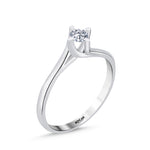 Load image into Gallery viewer, 0.20 Karat EF SI Solitaire Diamond Ring