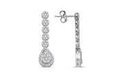 1.11 Karat Diamond Earrings
