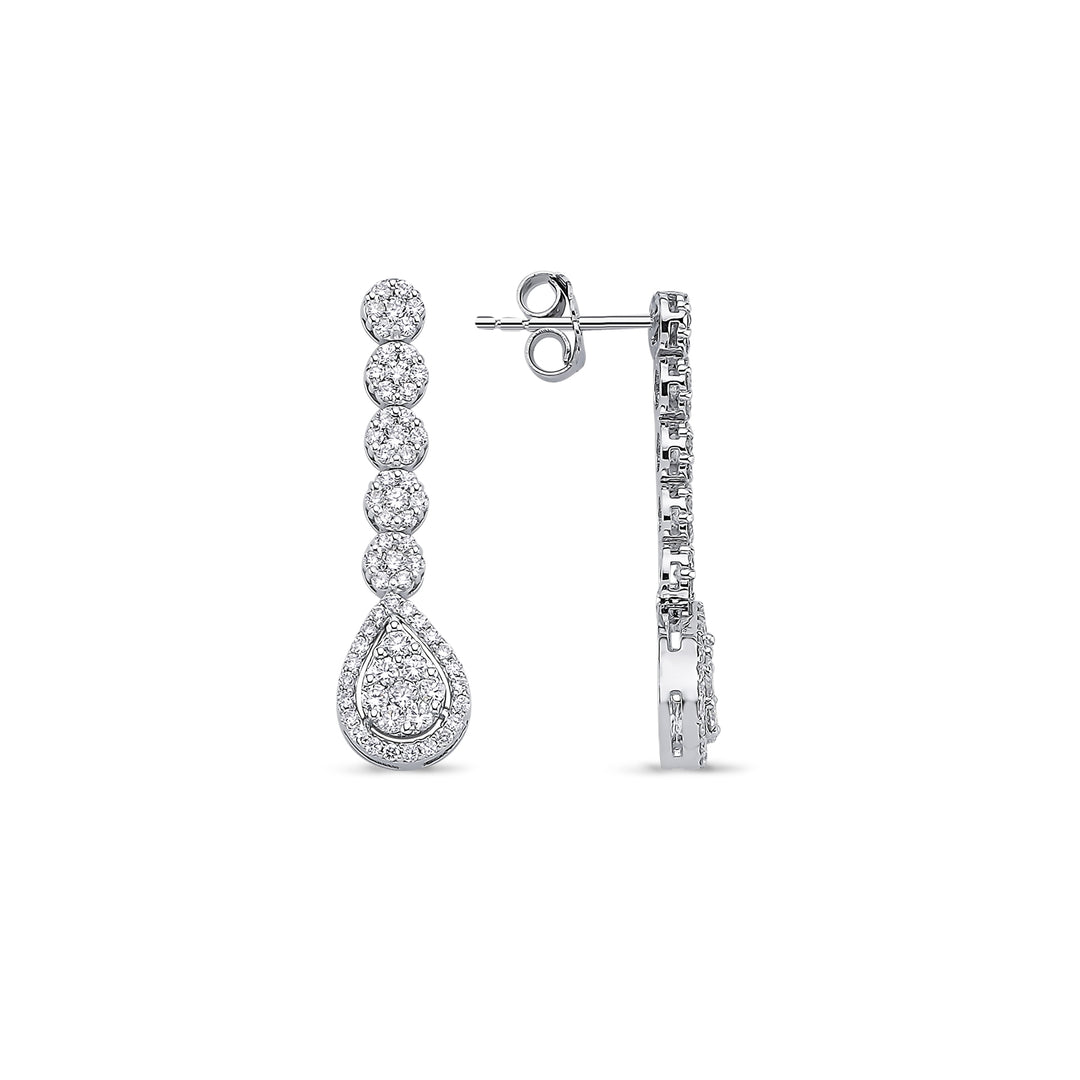 1.11 Karat Diamond Earrings