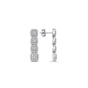 1.31 Karat Diamond Earrings