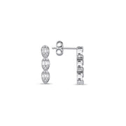 0.41 Karat Diamond Baguette Earrings