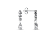 0.29 Karat Diamond Baguette Earrings
