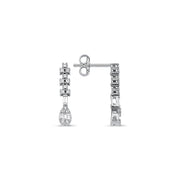 0.29 Karat Diamond Baguette Earrings