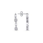Load image into Gallery viewer, 0.53 Karat Diamond Baguette Earrings