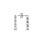 Load image into Gallery viewer, 0.36 Karat Diamond Baguette Earrings