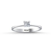 0.09 Karat EF SI Diamond Solitaire Ring