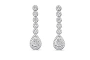 1.12 Karat Diamond Earrings