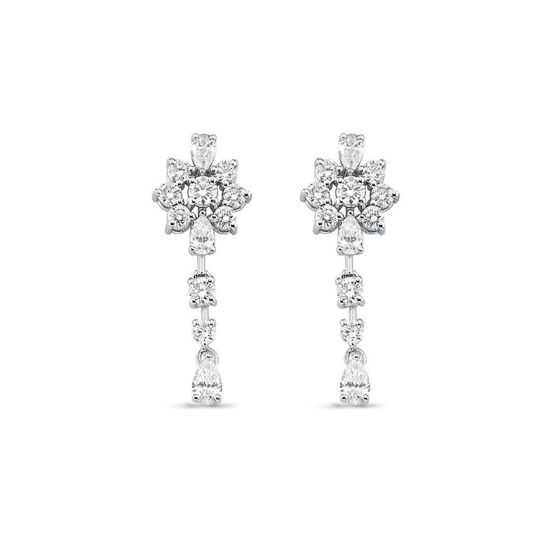 1.88 Karat Diamond Earrings