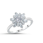 Load image into Gallery viewer, 14ct Baguette Stone Set Gold Ring