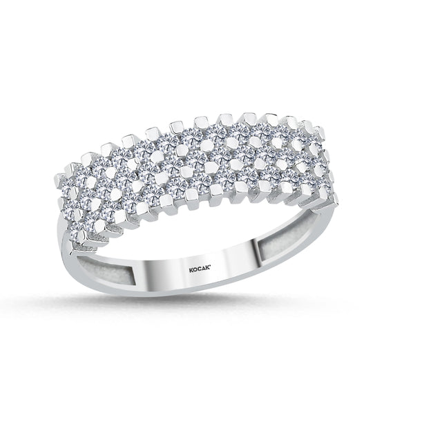 14ct White Gold Ring
