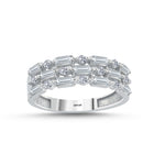 Load image into Gallery viewer, 14ct Baguette Stone Set Gold Ring