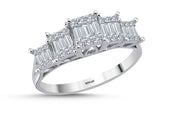 0.43 Karat EF SI Kare Diamond Ring