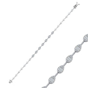 0.48 Karat Drop Diamond Bracelet
